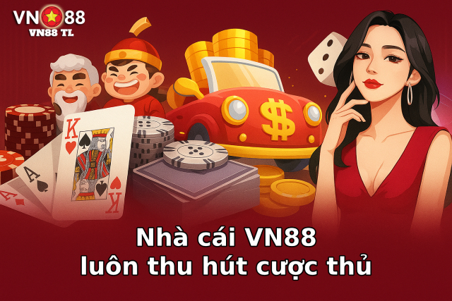 Nhà cái VN88 luôn thu hút cược thủ